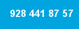 928 441 87 57 928 441 87 57